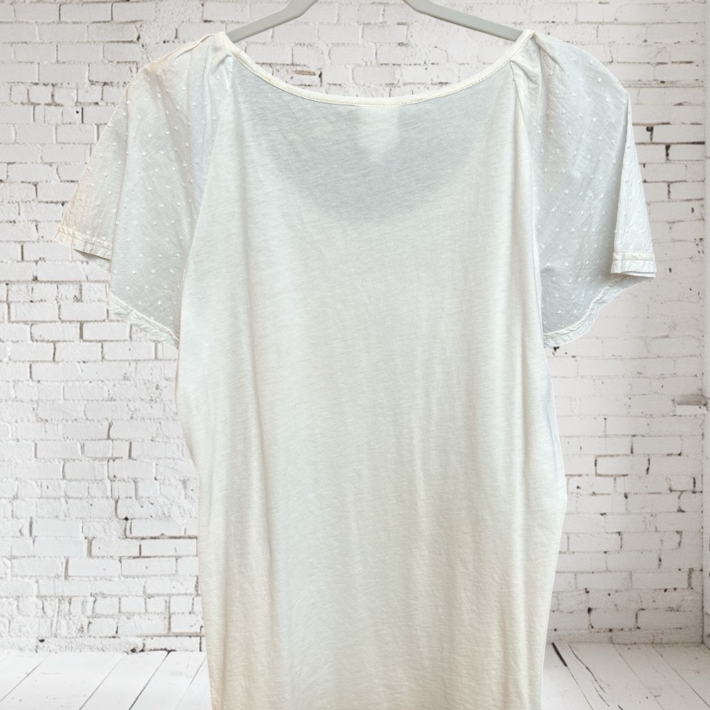Ivy Jane Women’s Cream Peace Graphic Tee.  NWT  Size L - Picture 6 of 9